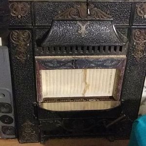 1928 Adams bros gas fireplace insert #14 & 15